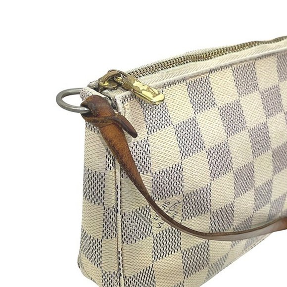 LOUIS VUITTON Damier Azur Pochette Accessoires N51986 Handbag - Picture 4 of 9